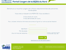 Tablet Screenshot of mdphenligne.cg59.fr